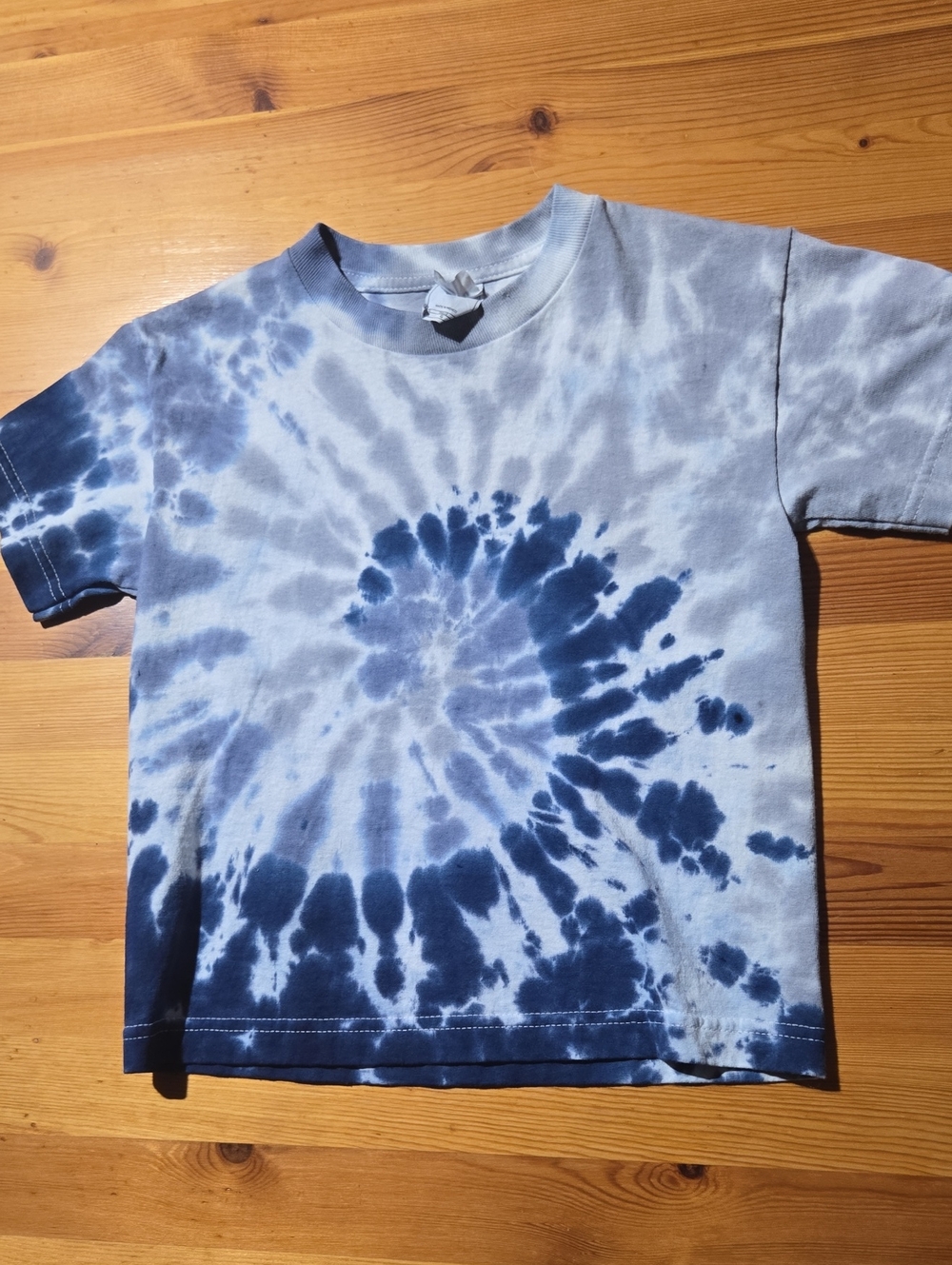 2 Kids Tie-Dye Short Sleeve Tee - Blue